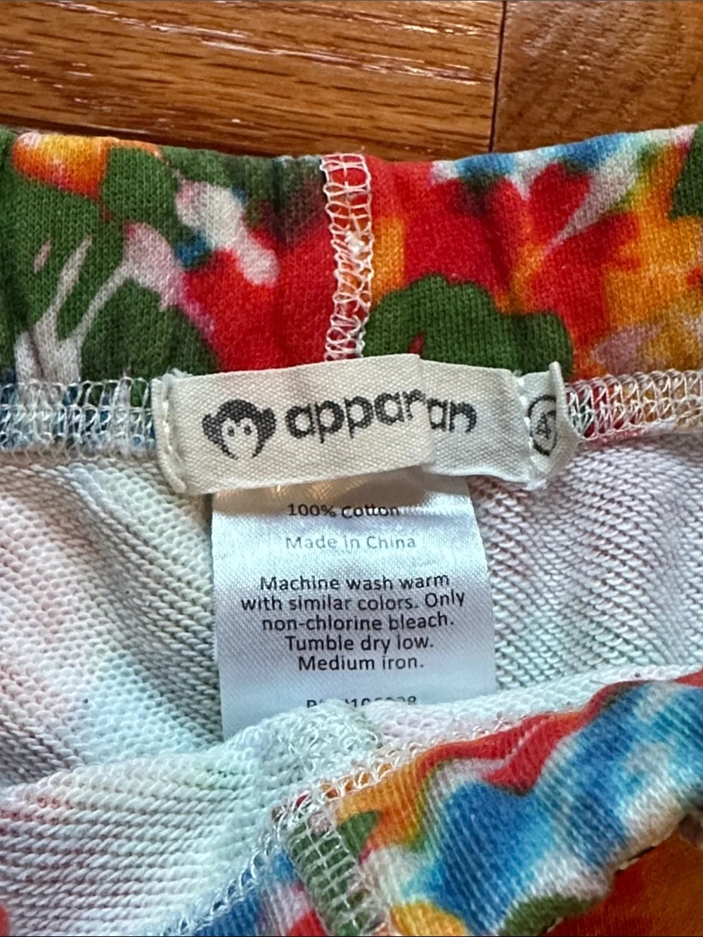 Appaman Kids Tie-Dye Cotton Shorts in Red, Yellow, Green, Blue